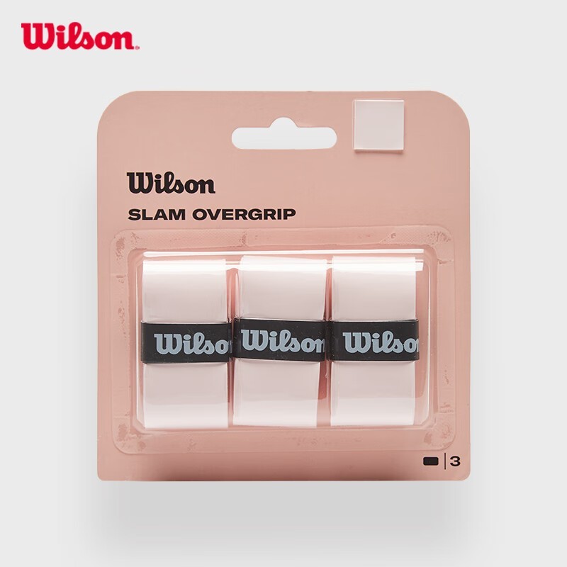 [NEW] Wilson Slam Tennis Racket Overgrip 3-Pack (4 Color Variations) - WR844880