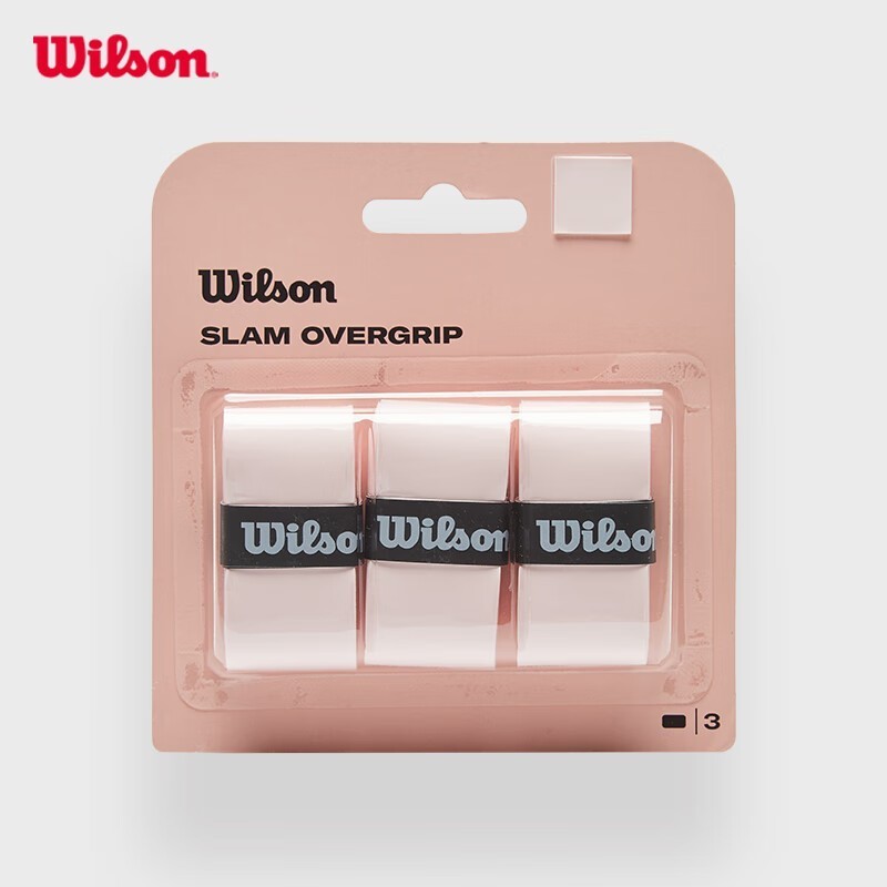 [NEW] Wilson Slam Tennis Racket Overgrip 3-Pack (4 Color Variations) - WR844880