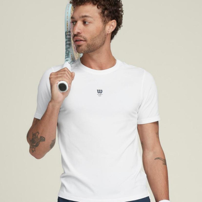 WILSON MEN Breakpoint Seamless Short Sleeve Tennis Tee - WM00240331WTA