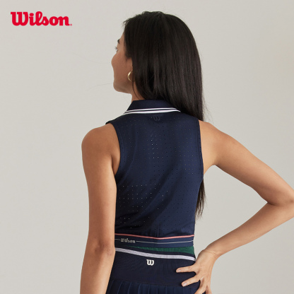 WILSON Women Riverside Cropped Sleeveless Polo (2 Colour Variations) - WW00207411