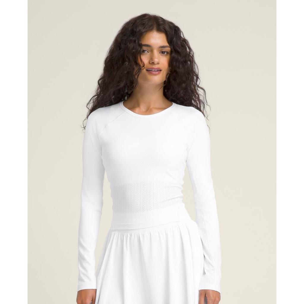 Wilson Women Laser Lace Long Sleeve Shirt