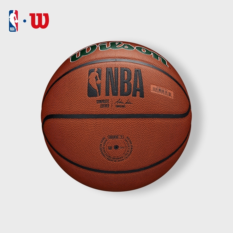 Wilson NBA Milwaukee Bucks Official Indoor/Outdoor Basketball