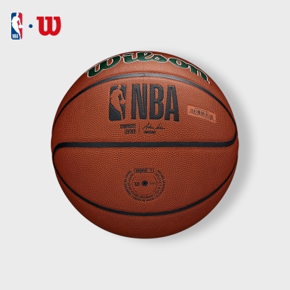 Wilson NBA Milwaukee Bucks Official Indoor/Outdoor Basketball