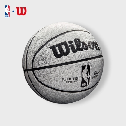 WILSON NBA Platinum Edition Official Basketball Size 7 Composite Leather Indoor/Outdoor WZ4029001XB