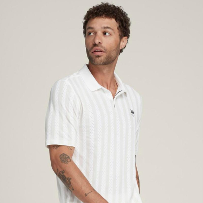 Wilson Men Game Point Seamless Short Sleeve Polo
