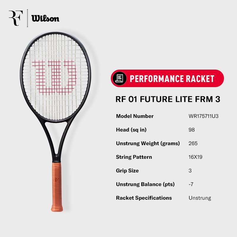 Wilson RF 01 Future Lite Performance Tennis Rackets (Unstrung)