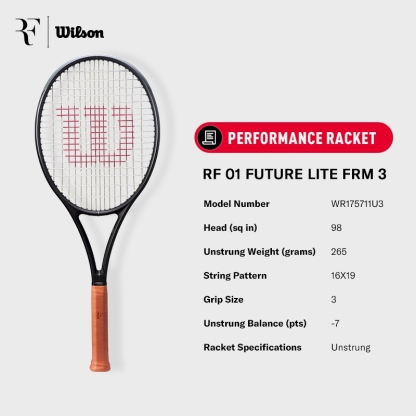 Wilson RF 01 Future Lite Performance Tennis Rackets (Unstrung)