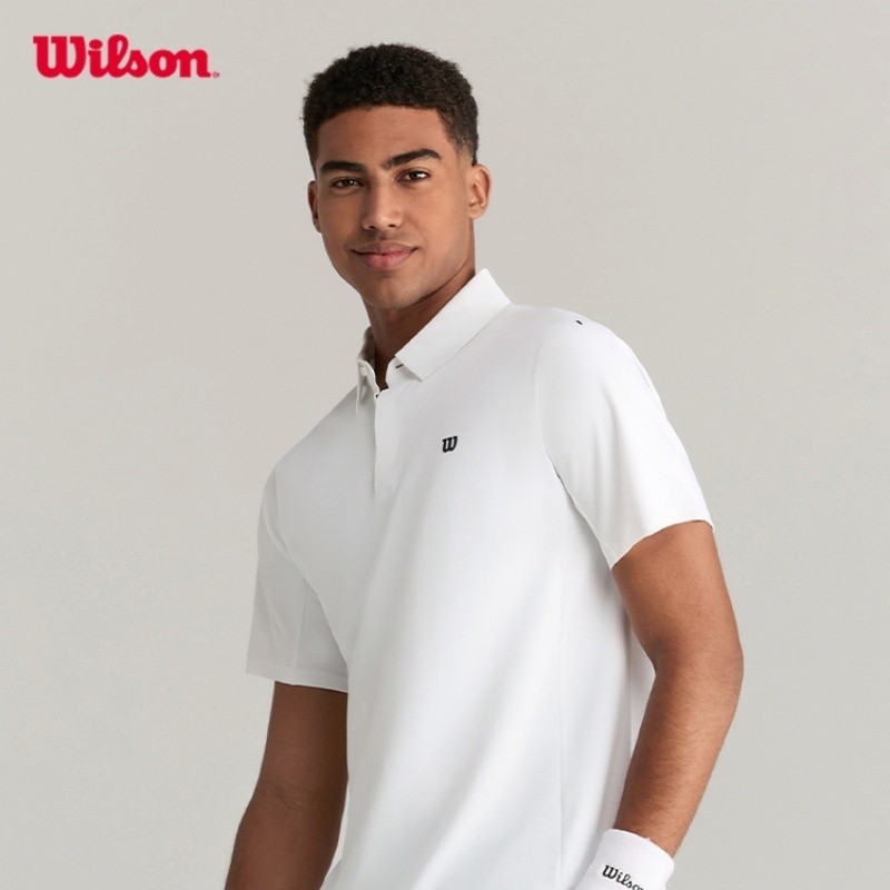 [Quick-Dry] Wilson Men Daily Court Tennis Polo Shirt T-Shirt Tee 4 Colors Athletic Fit WM20056512