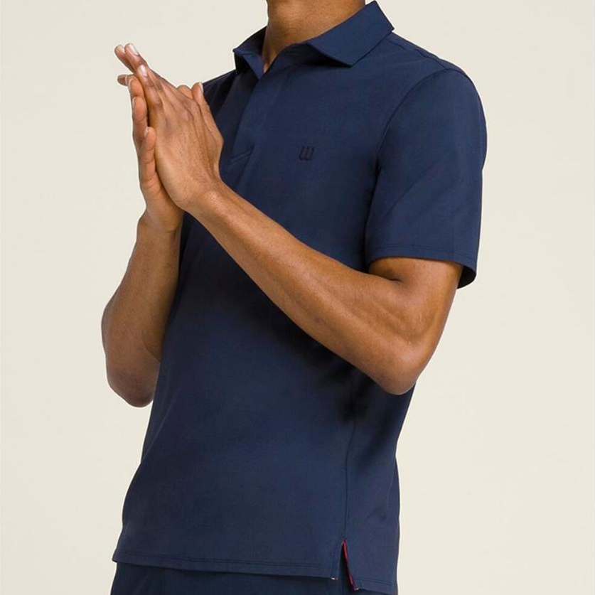 WILSON Men League Tennis Polo Quick-Dry UV Anti-Odor Stretch WM00307411