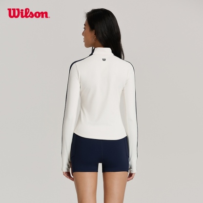 Wilson Women In-Bounds Long Sleeve Half Zip 