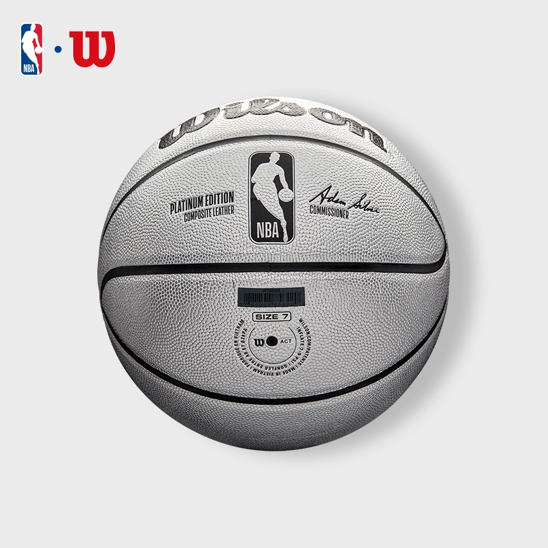 WILSON NBA Platinum Edition Official Basketball Size 7 Composite Leather Indoor/Outdoor WZ4029001XB