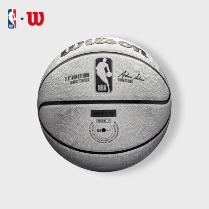WILSON NBA Platinum Edition Official Basketball Size 7 Composite Leather Indoor/Outdoor WZ4029001XB
