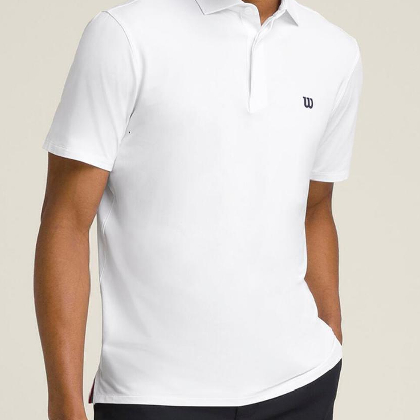 WILSON Men League Tennis Polo Quick-Dry UV Anti-Odor Stretch WM00307411