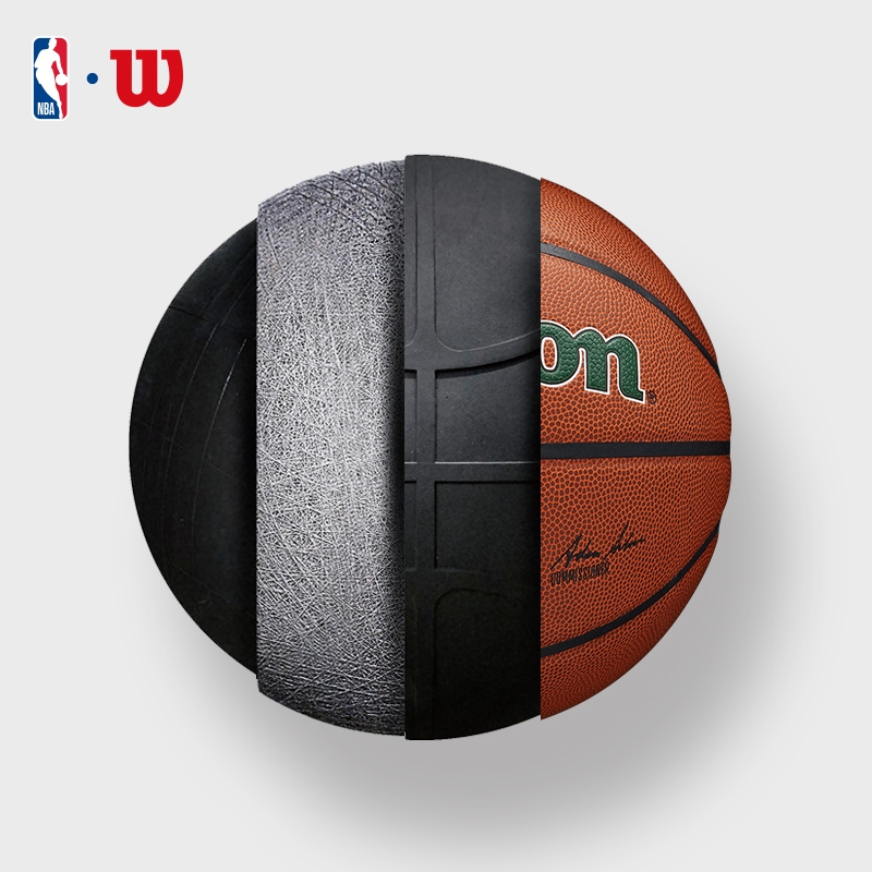 Wilson NBA Milwaukee Bucks Official Indoor/Outdoor Basketball