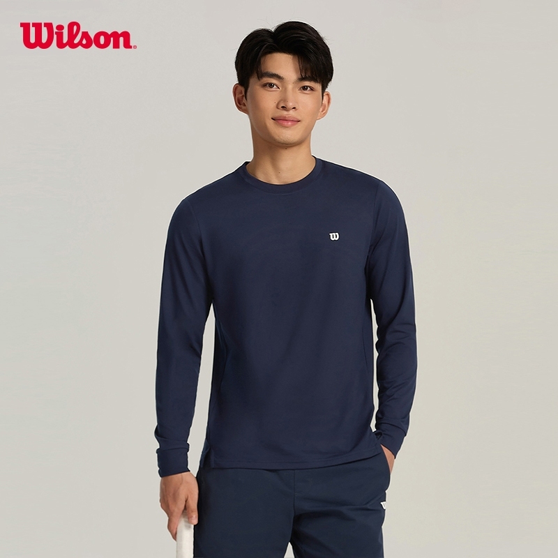 WILSON Men Long Sleeve Tee (Classic Navy) - WM20022432