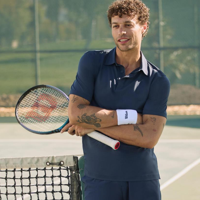 WILSON Men League Tennis Polo Quick-Dry UV Anti-Odor Stretch WM00307411