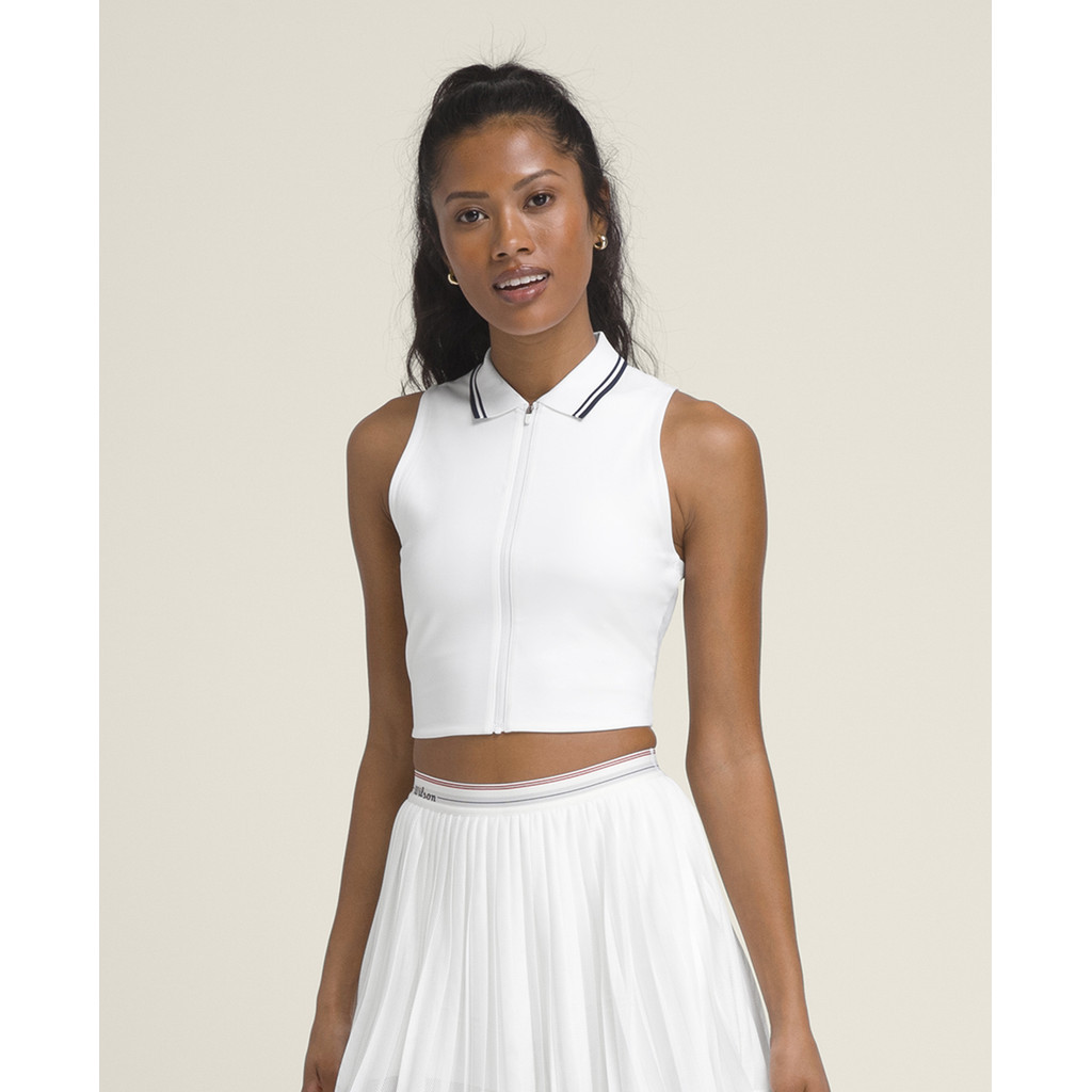Wilson Riverside Cropped Sleeveless Polo
