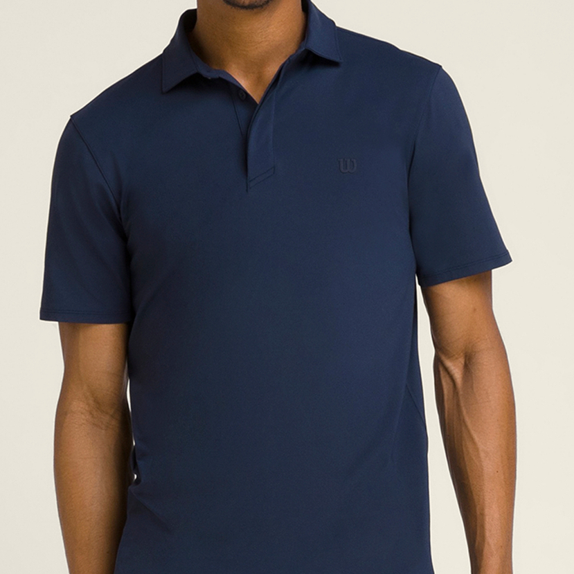 WILSON Men League Tennis Polo Quick-Dry UV Anti-Odor Stretch WM00307411