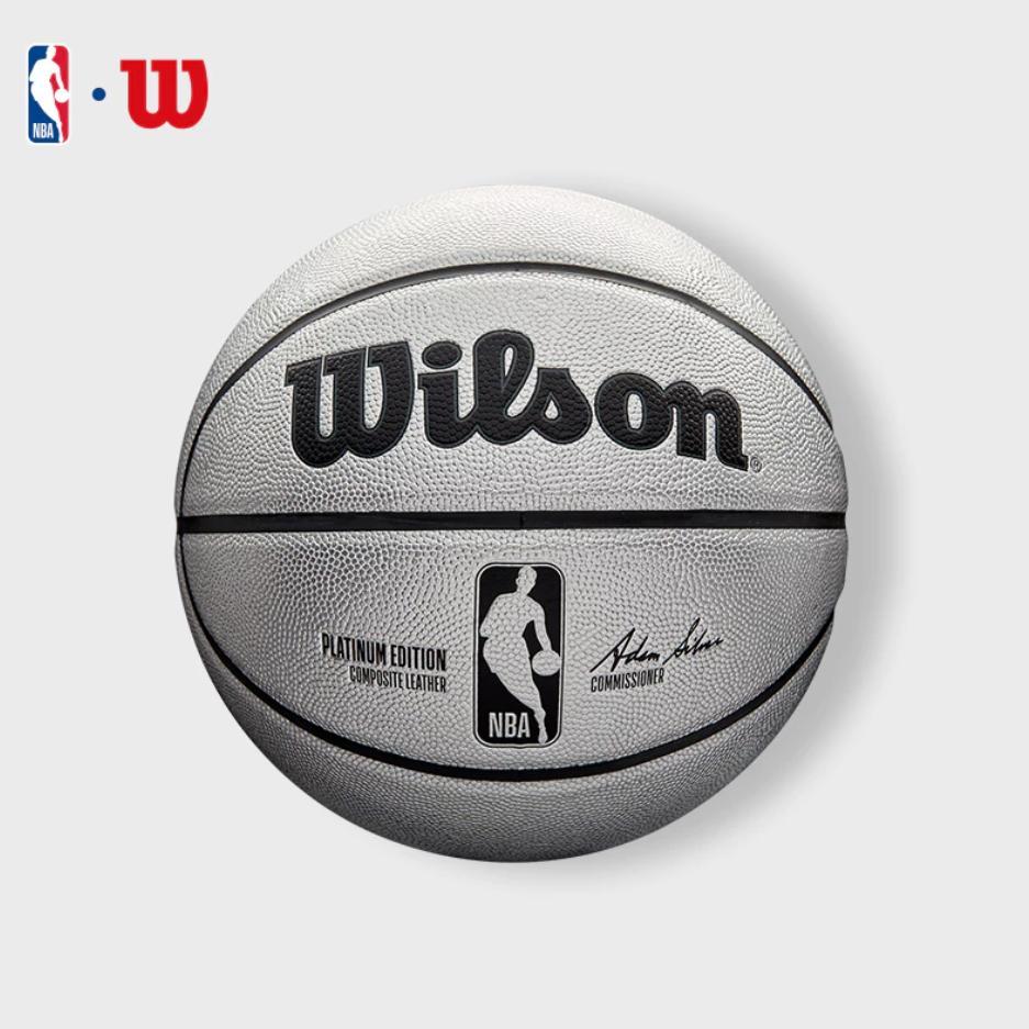 WILSON NBA Platinum Edition Official Basketball Size 7 Composite Leather Indoor/Outdoor WZ4029001XB