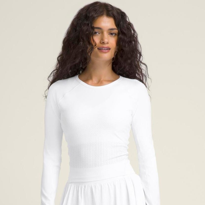 Wilson Women Laser Lace Long Sleeve Shirt