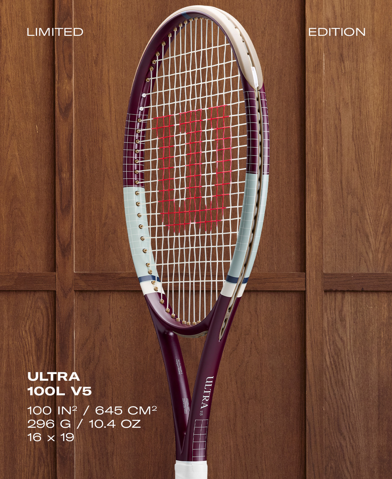 Wilson Ultra 100L V5 Fall Layers Tennis Racket (Unstrung)