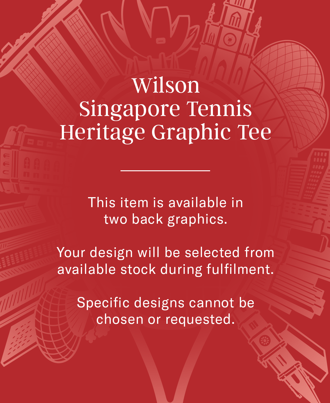 [Limited Edition] Wilson Singapore Tennis Heritage Graphic Tee