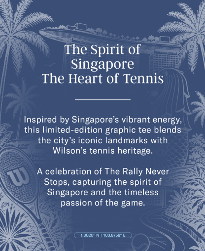 [Limited Edition] Wilson Singapore Tennis Heritage Graphic Tee