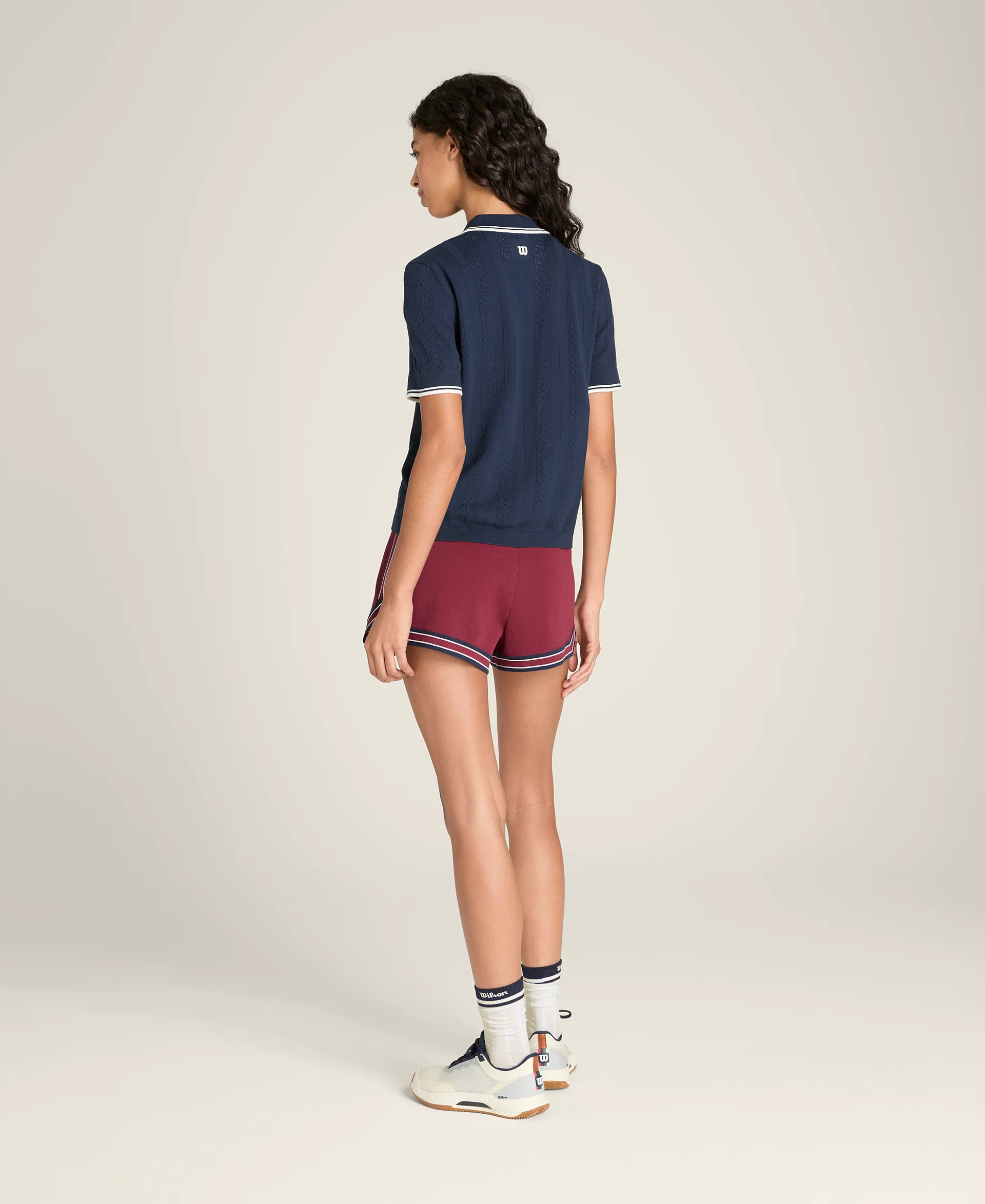 Addison Knit Pointelle Polo Shirt