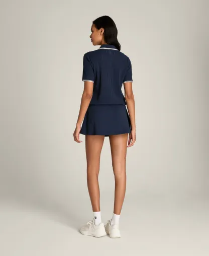 Wilson Addison Knit Polo Pointelle