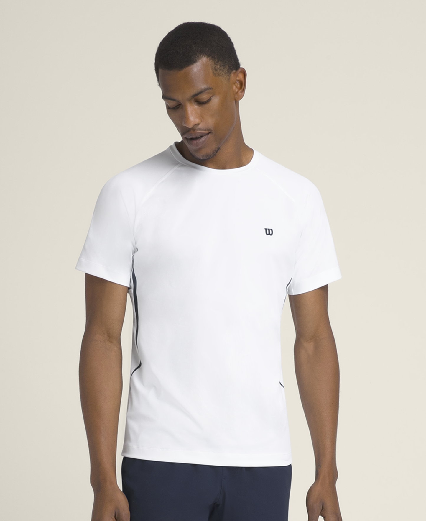 M DAILY COURT TEE BLUE FOG