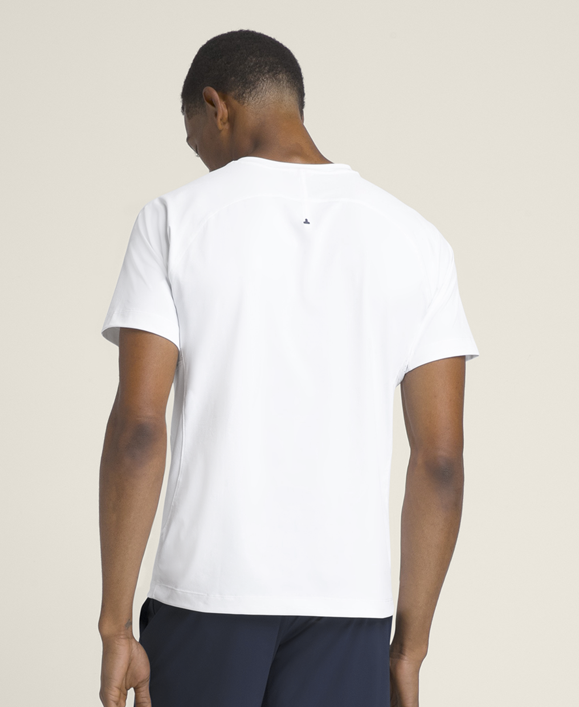 M DAILY COURT TEE BLUE FOG