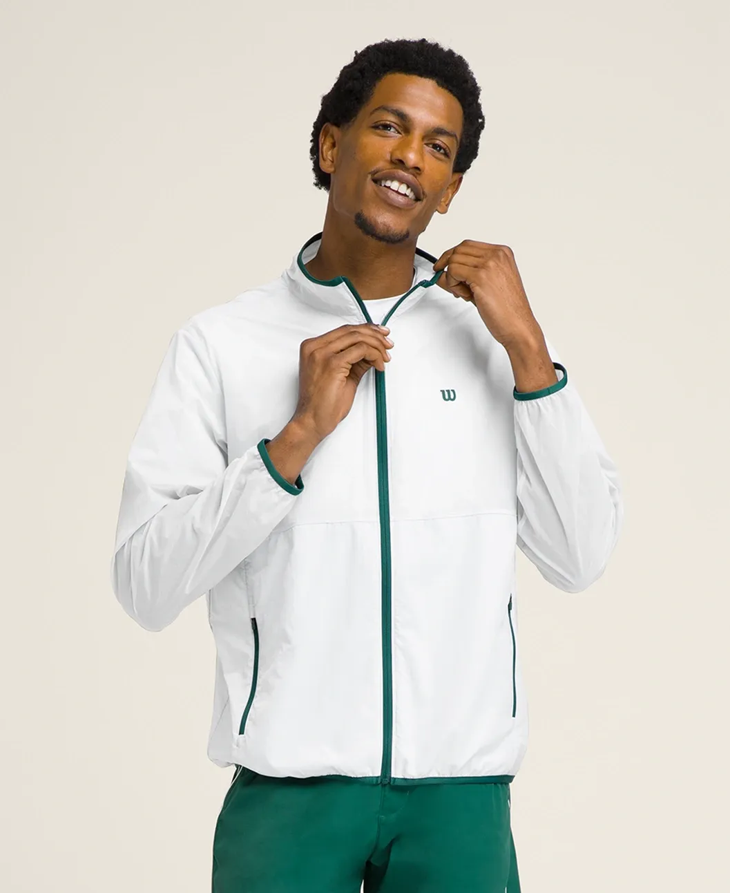 [NEW] Wilson Men Light Track Tennis Jacket - WM20058512WTA