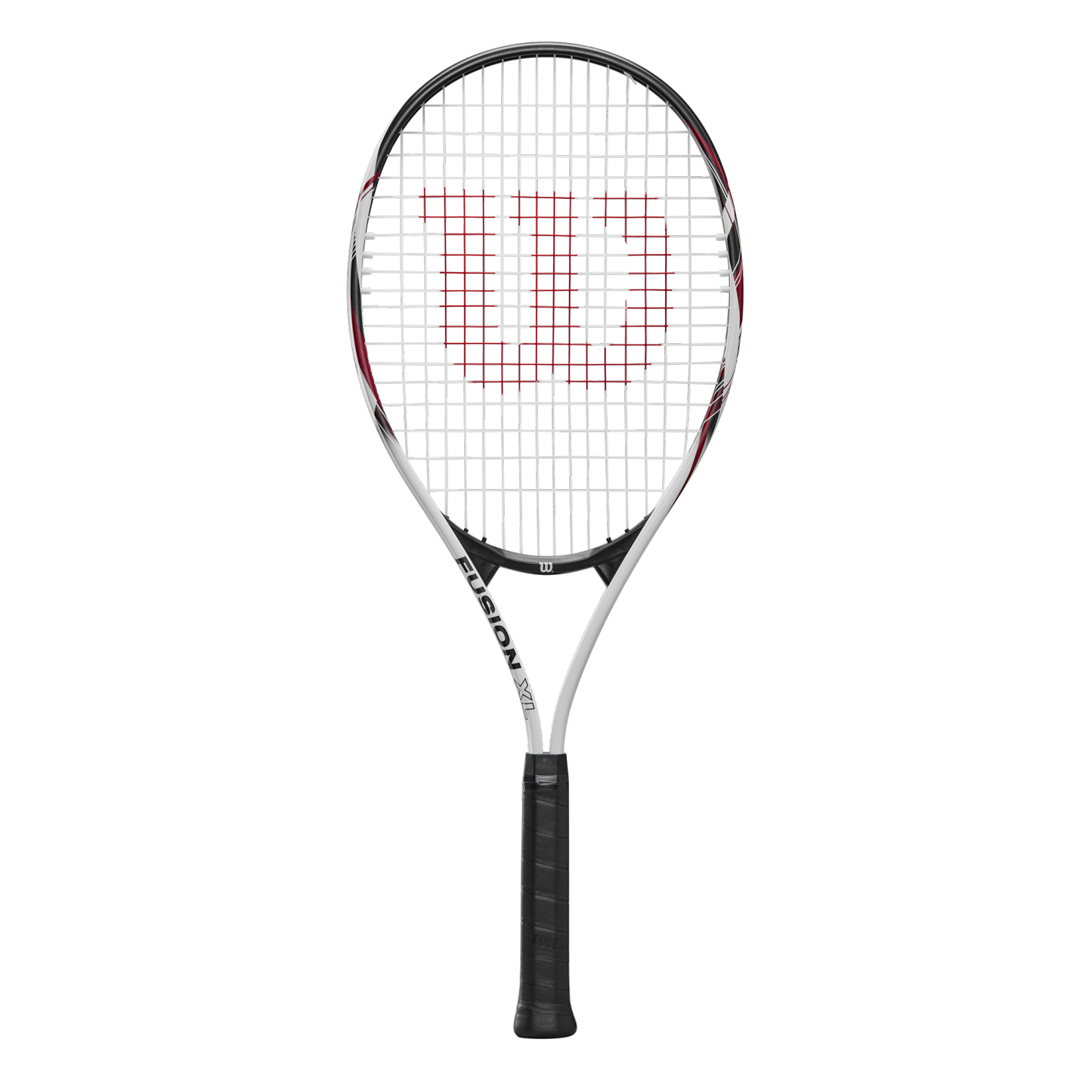 Amazon | Wilsonテニスラケット、FUSION XL、レッド/ブラック