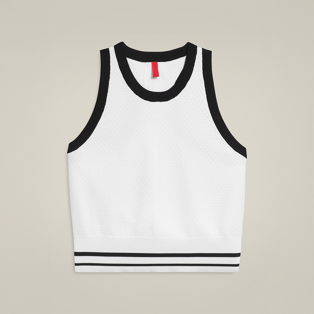 Wilson Greenwich Sweater Tank Br White