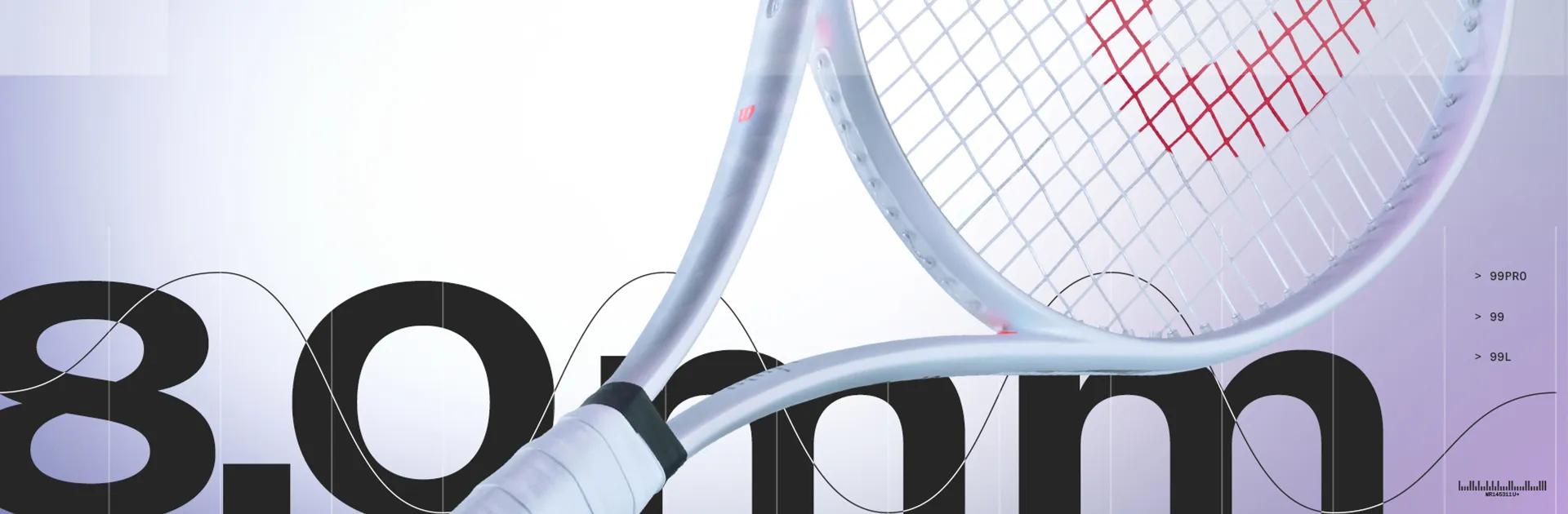Wilson x Roland-Garros Shift 99 Soiree Racquets - Navy blue