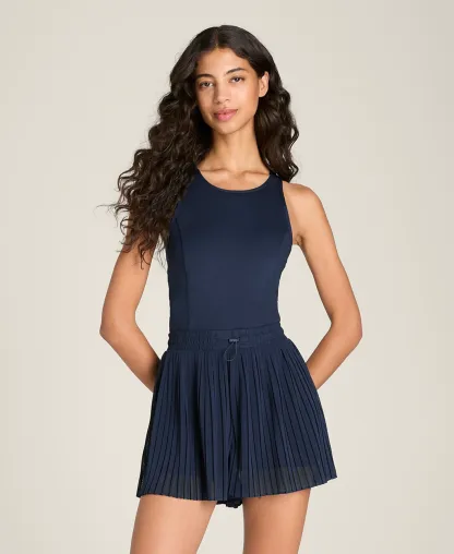Wilson Pleated Mesh Romper