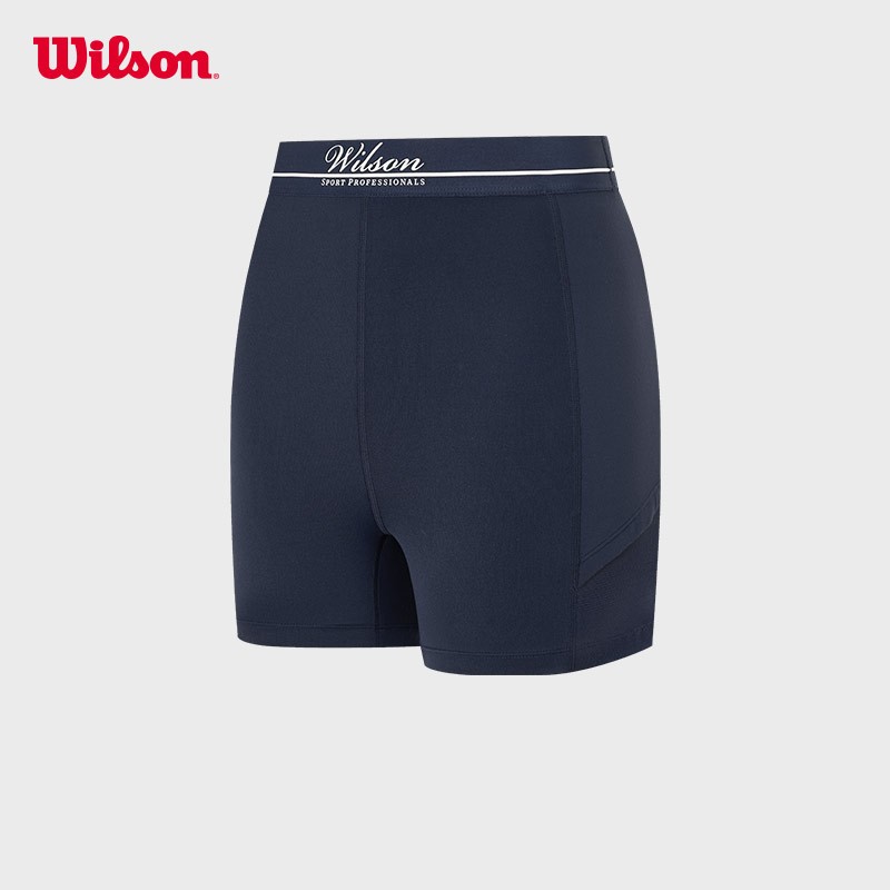 WILSON Women Doubles Racerback Sports Bra Navy/White Quick-Dry Moisture-Wicking Tennis WW00386411