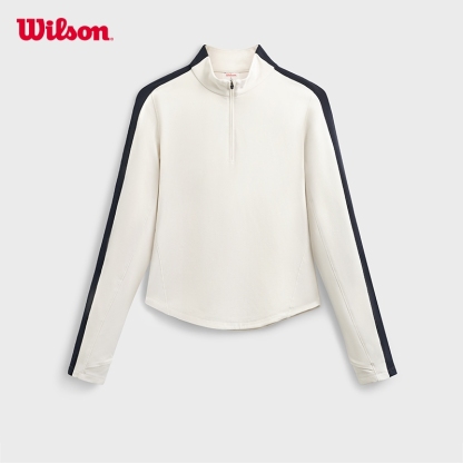Wilson Women In-Bounds Long Sleeve Half Zip 