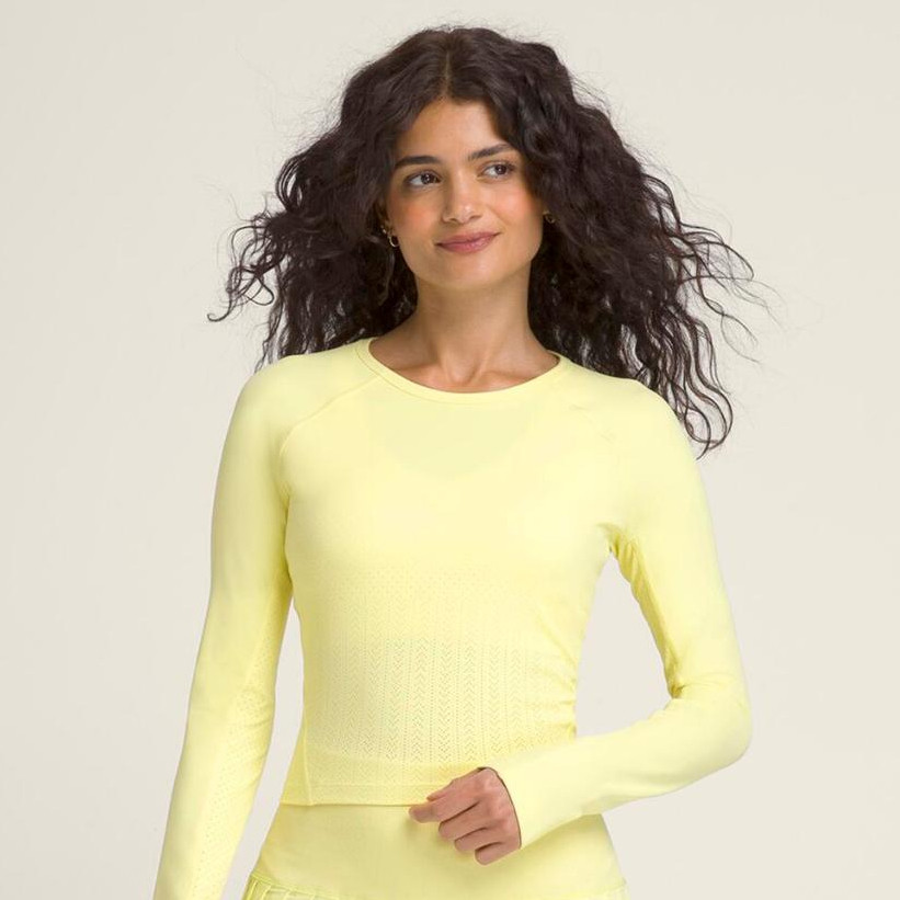 Wilson Women Laser Lace Long Sleeve Shirt