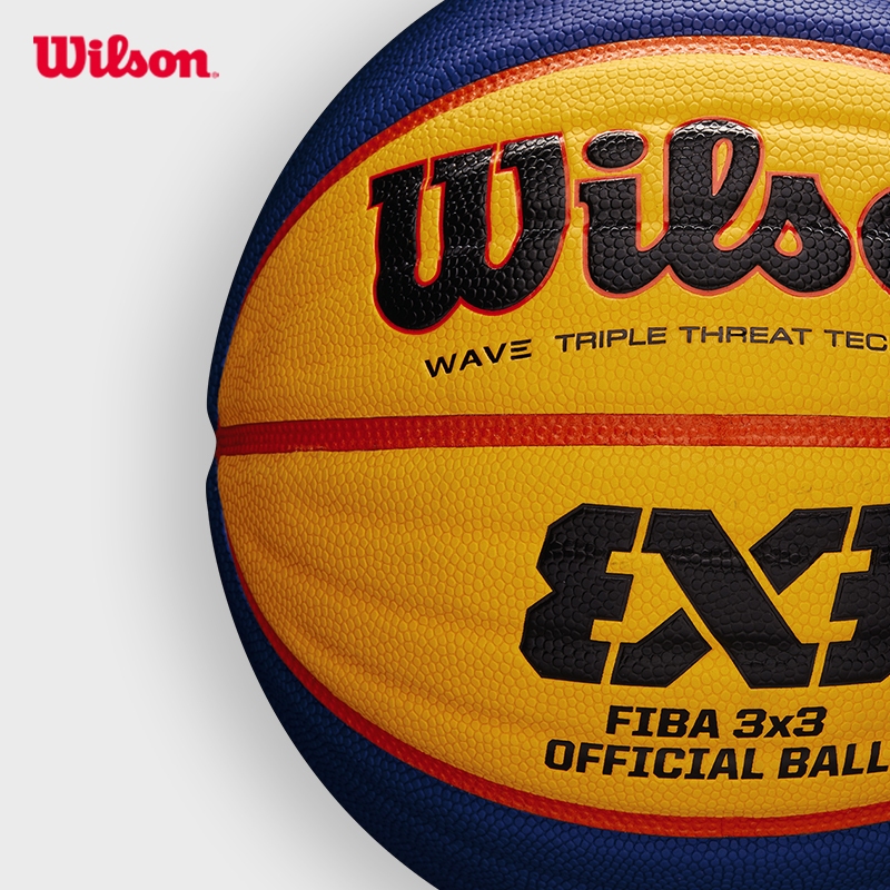 [Size 6] WILSON FIBA 3x3 Official Game Basketball Wave Triple Threat Tec Indoor/Outdoor WTB0533XB