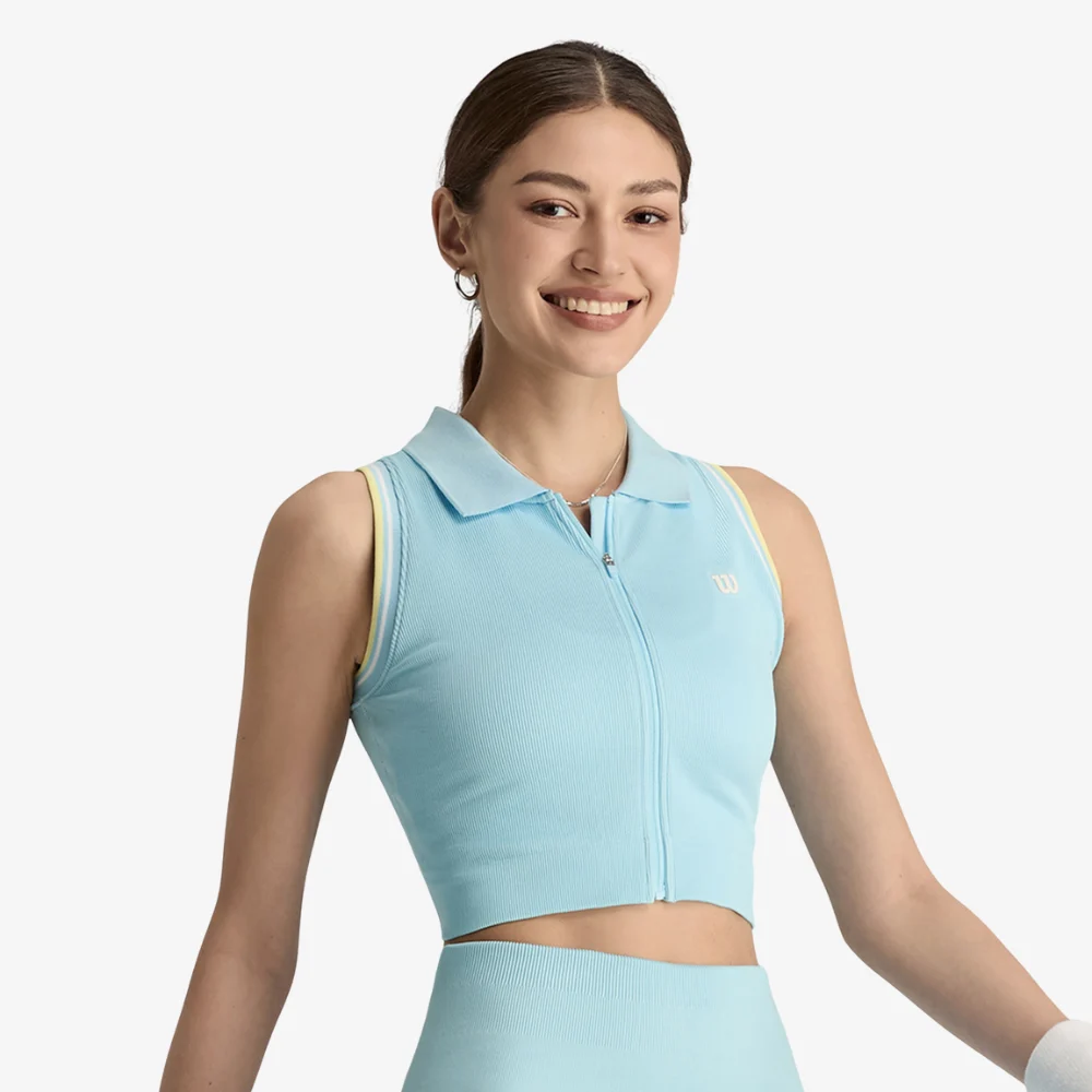 Wilson Seamless Full-Zip Tennis Tank