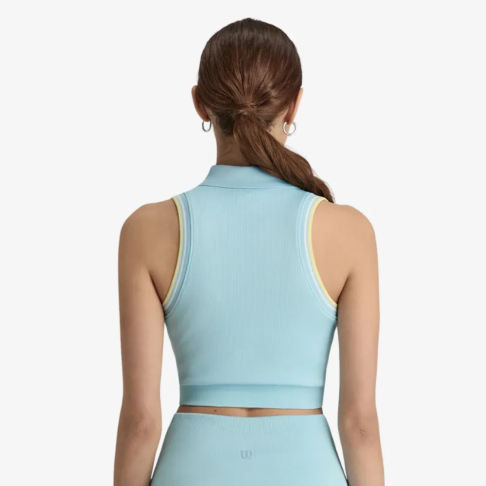 Wilson Seamless Full-Zip Tennis Tank