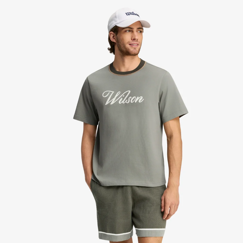 Wilson Men's Knit Collar Tee