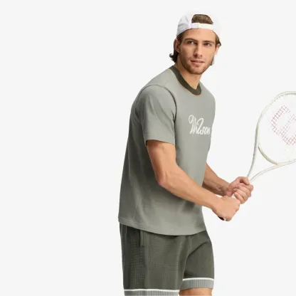 Wilson Men's Knit Collar Tee