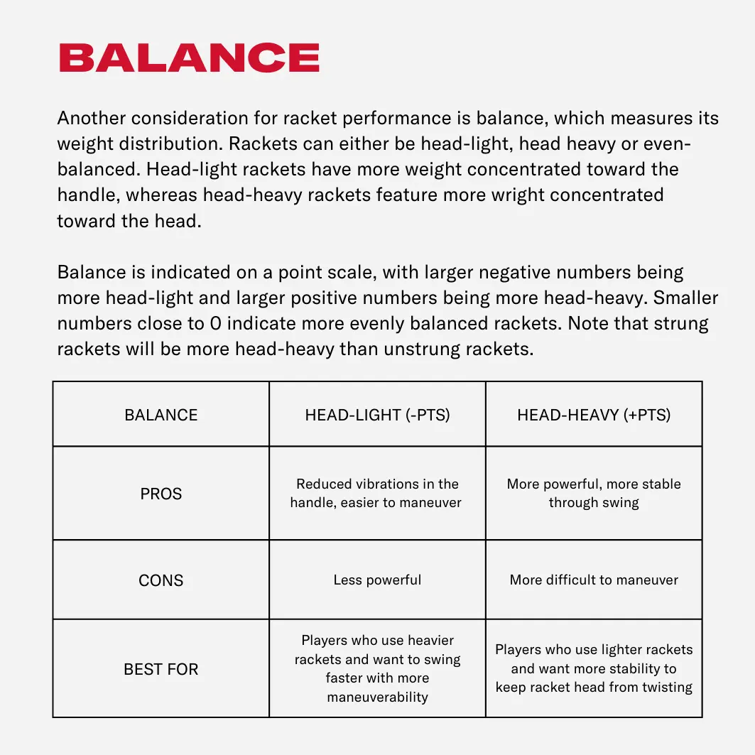 Balance measures its weight distribution.