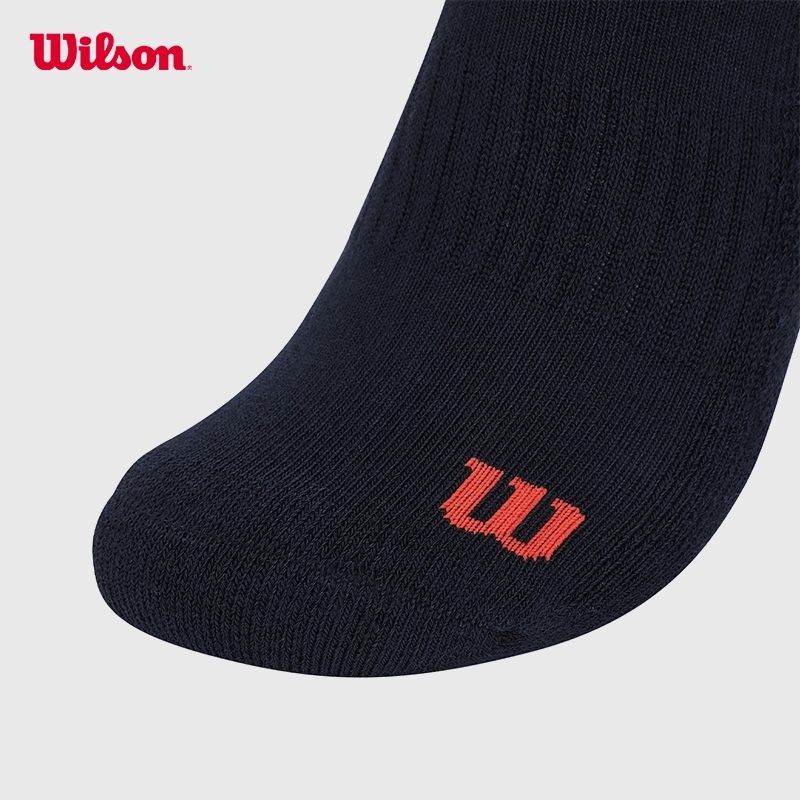 Wilson Unisex Quarter Top Stripe Socks