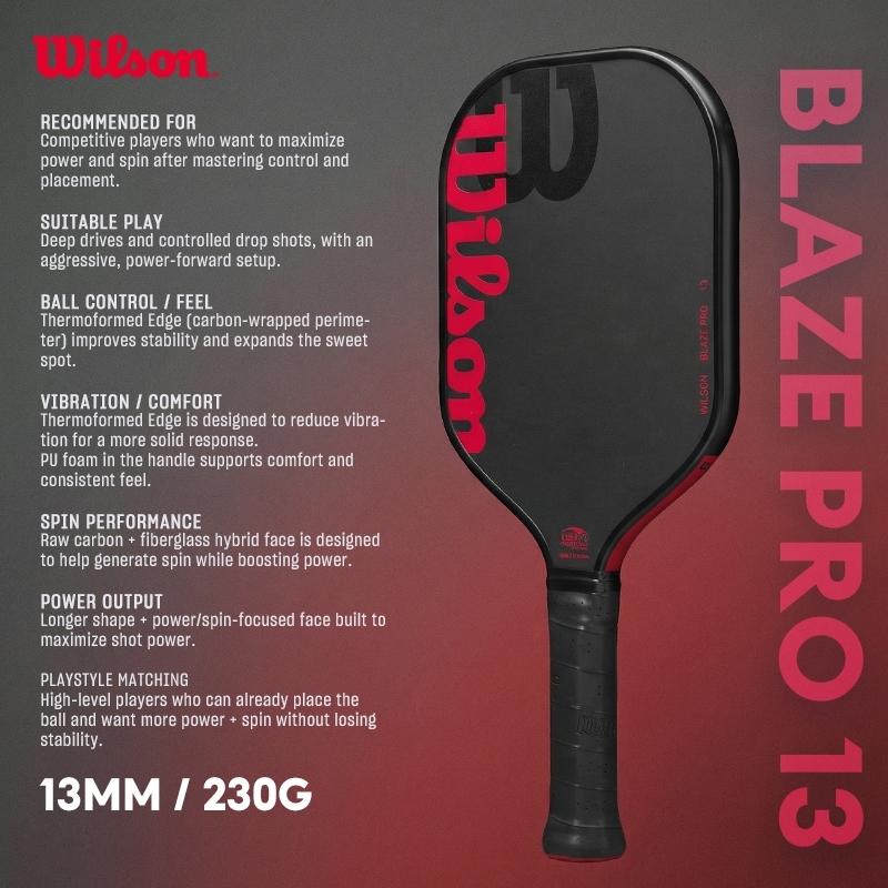 Wilson Blaze Pro Pickleball Paddle