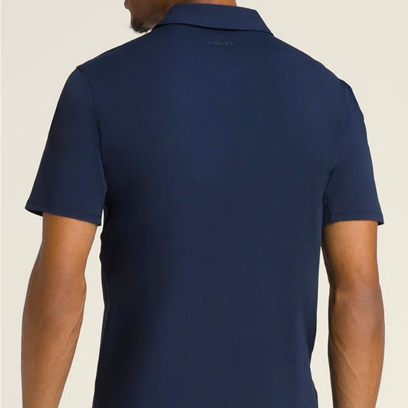 WILSON Men League Tennis Polo Quick-Dry UV Anti-Odor Stretch WM00307411
