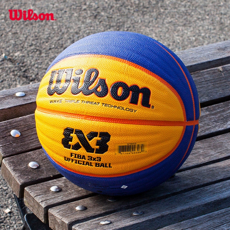 [Size 6] WILSON FIBA 3x3 Official Game Basketball Wave Triple Threat Tec Indoor/Outdoor WTB0533XB