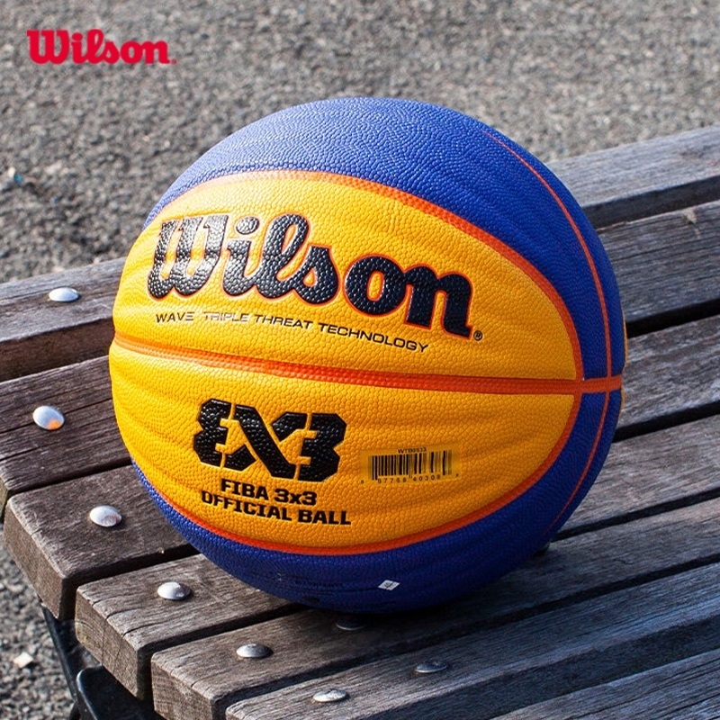 [Size 6] WILSON FIBA 3x3 Official Game Basketball Wave Triple Threat Tec Indoor/Outdoor WTB0533XB